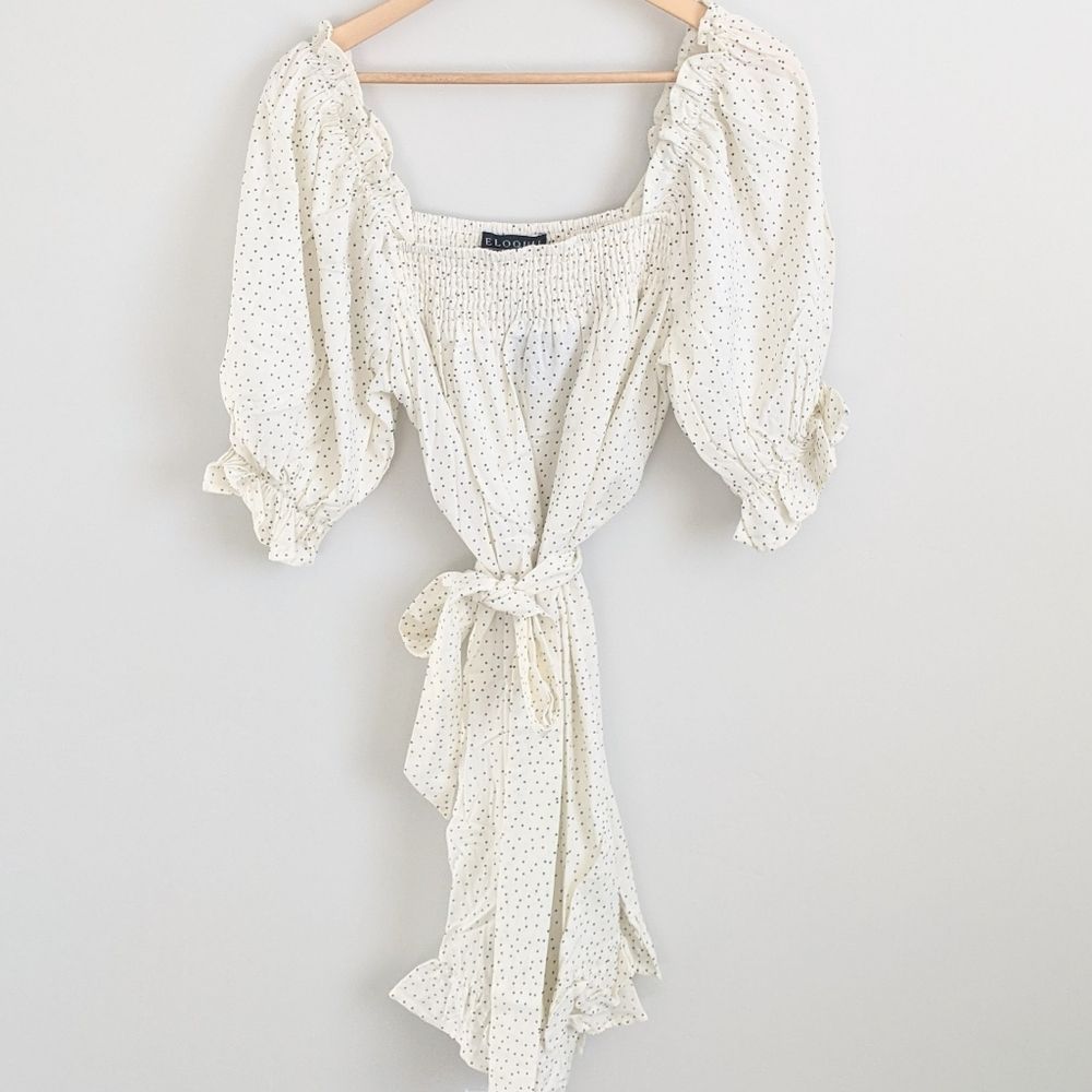 Eloquii Smocked Mini Dress - Picture 3 of 6